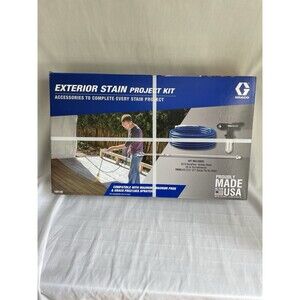NEW Graco Exterior Stain Project Kit 50' Duraflex Hose, Spray Tip, Extension